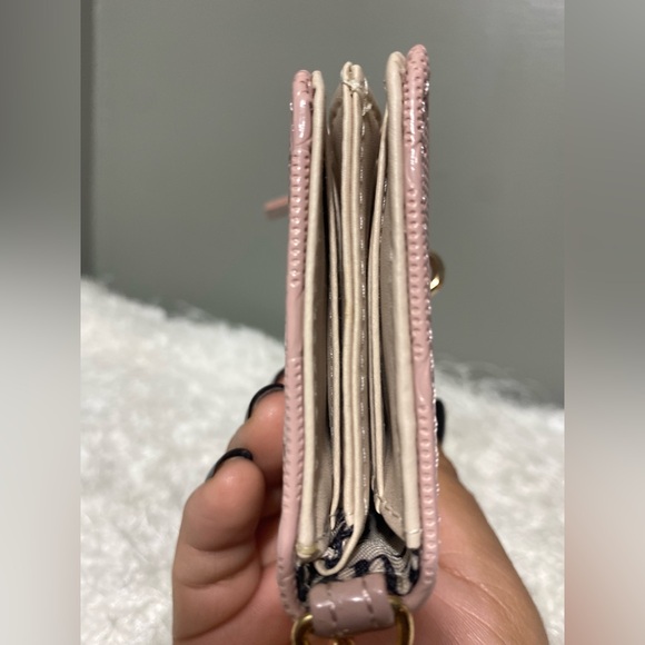 Juicy Couture Dusty Blush Simply Perfect Doubled Sided Trifold Wallet - Picture 6 of 11